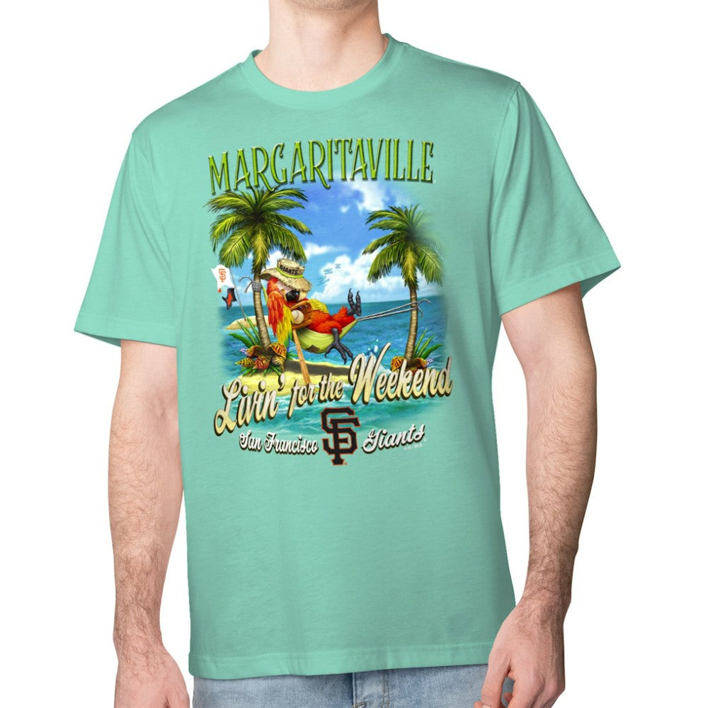 Mint San Francisco Giants Margaritaville Livin' for the Weekend T-Shirt
