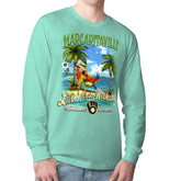 Mint Milwaukee Brewers Margaritaville Livin' for the Weekend Long Sleeve T-Shirt