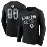 Brooklyn Nets Hustle Custom Long Sleeve T-Shirt