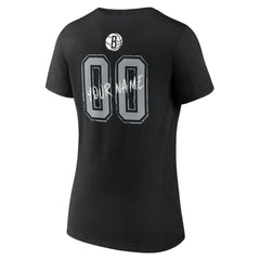 Brooklyn Nets Women's Hustle Custom V-Neck T-Shirt