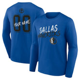 Dallas Mavericks Hustle Custom Long Sleeve T-Shirt sale