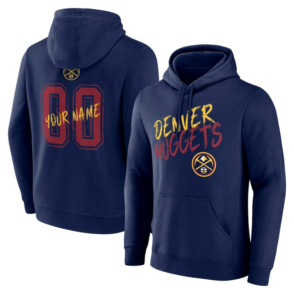 Denver Nuggets Hustle Custom Pullover Hoodie sale