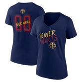 Denver Nuggets Women's Hustle Custom V-Neck T-Shirt sale