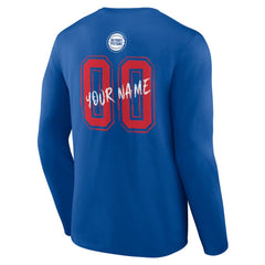 Detroit Pistons Hustle Custom Long Sleeve T-Shirt sale