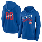 Detroit Pistons Women's Hustle Custom Pullover Hoodie sale