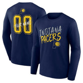 Indiana Pacers Hustle Custom Long Sleeve T-Shirt