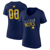 Indiana Pacers Women's Hustle Custom V-Neck T-Shirt