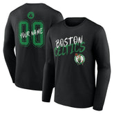 Boston Celtics Hustle Custom Long Sleeve T-Shirt