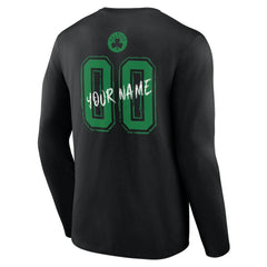 Boston Celtics Hustle Custom Long Sleeve T-Shirt