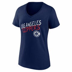 LA Clippers Women's Hustle Custom V-Neck T-Shirt
