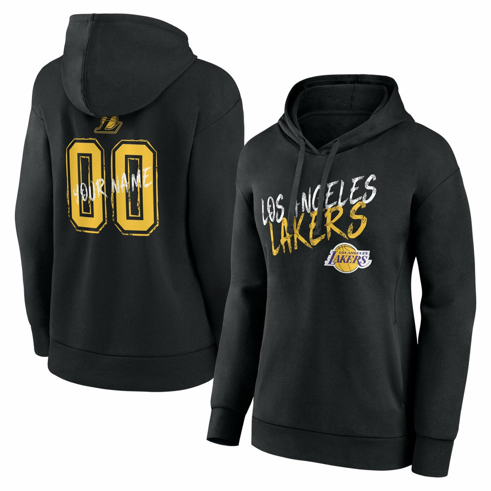 Los Angeles Lakers Women's Hustle Custom Pullover Hoodie