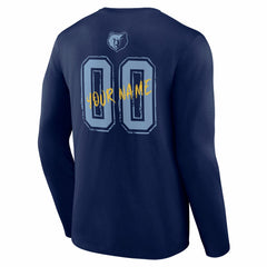 Memphis Grizzlies Hustle Custom Long Sleeve T-Shirt