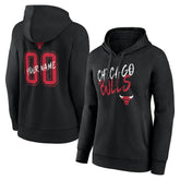 Chicago Bulls Women's Hustle Custom Pullover Hoodie sale