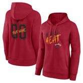 Miami Heat Women's Hustle Custom Pullover Hoodie
