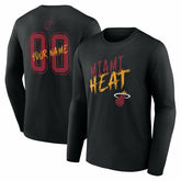 Miami Heat Hustle Custom Long Sleeve T-Shirt