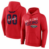 New Orleans Pelicans Hustle Custom Pullover Hoodie