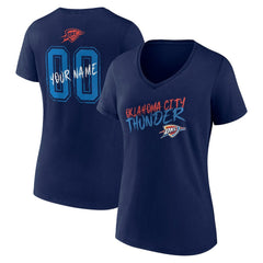 Oklahoma City Thunder Women's Hustle Custom V-Neck T-Shirt