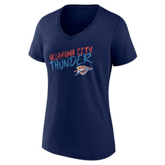 Oklahoma City Thunder Women's Hustle Custom V-Neck T-Shirt