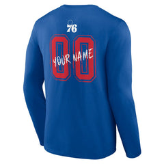 Philadelphia 76ers Hustle Custom Long Sleeve T-Shirt