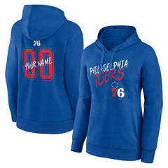 Philadelphia 76ers Women's Hustle Custom Pullover Hoodie