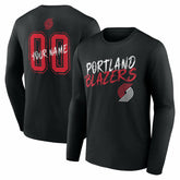 Portland Trail Blazers Hustle Custom Long Sleeve T-Shirt