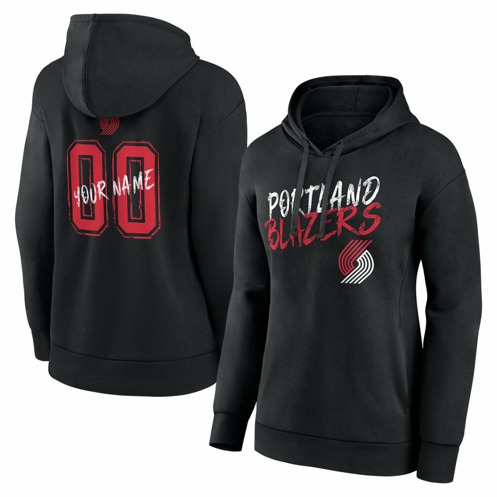 Portland Trail Blazers Women's Hustle Custom Pullover Hoodie