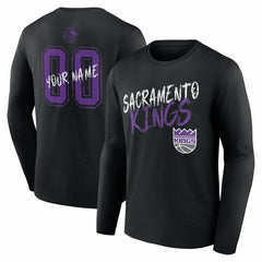 Sacramento Kings Hustle Custom Long Sleeve T-Shirt