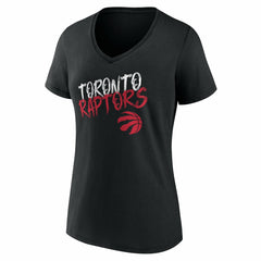 Toronto Raptors Women's Hustle Custom V-Neck T-Shirt