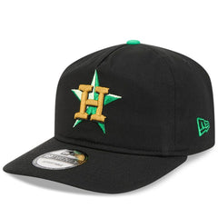 Black Houston Astros New Era 2026 St. Patrick's Day 19TWENTY Adjustable Hat