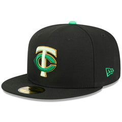 Black Minnesota Twins New Era 2026 St. Patrick's Day 59FIFTY Fitted Hat