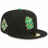 Black St. Louis Cardinals New Era 2026 St. Patrick's Day 59FIFTY Fitted Hat