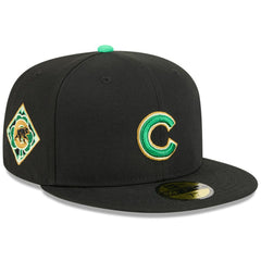 Black Chicago Cubs New Era 2026 St. Patrick's Day 59FIFTY Fitted Hat