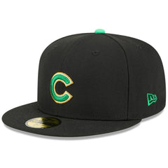 Black Chicago Cubs New Era 2026 St. Patrick's Day 59FIFTY Fitted Hat