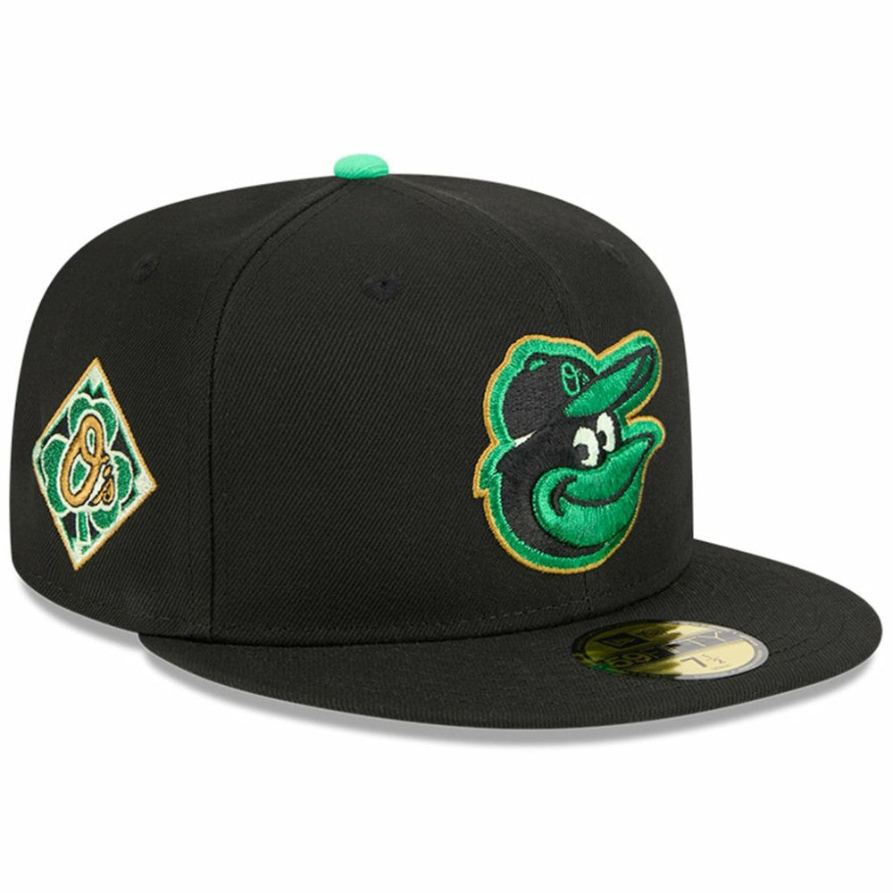 Black Baltimore Orioles New Era 2026 St. Patrick's Day 59FIFTY Fitted Hat