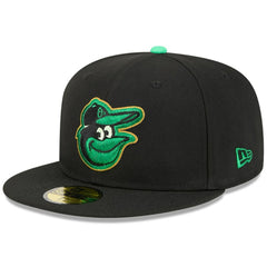 Black Baltimore Orioles New Era 2026 St. Patrick's Day 59FIFTY Fitted Hat