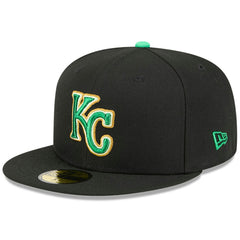 Black Kansas City Royals New Era 2026 St. Patrick's Day 59FIFTY Fitted Hat