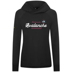 NHL Colorado Avalanche Levelwear Women's Slender Monument Raglan Pullover Hoodie