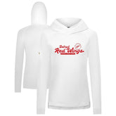 NHL Detroit Red Wings Levelwear Women's Slender Monument Raglan Pullover Hoodie