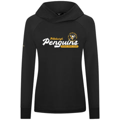 NHL Pittsburgh Penguins Levelwear Women's Slender Monument Raglan Pullover Hoodie