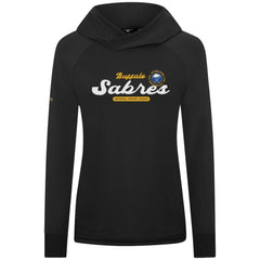 NHL Buffalo Sabres Levelwear Women's Slender Monument Raglan Pullover Hoodie