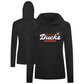 NHL Anaheim Ducks Levelwear Women's Slender Monument Raglan Pullover Hoodie