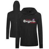 NHL New York Rangers Levelwear Women's Slender Monument Raglan Pullover Hoodie