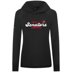 NHL Ottawa Senators Levelwear Women's Slender Monument Raglan Pullover Hoodie