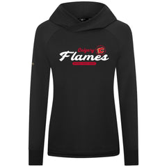 NHL Calgary Flames Levelwear Women's Slender Monument Raglan Pullover Hoodie