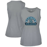NHL Seattle Kraken Levelwear Women's Macy Banner Arch Tank Top