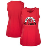 NHL New Jersey Devils Levelwear Women's Macy Banner Arch Tank Top