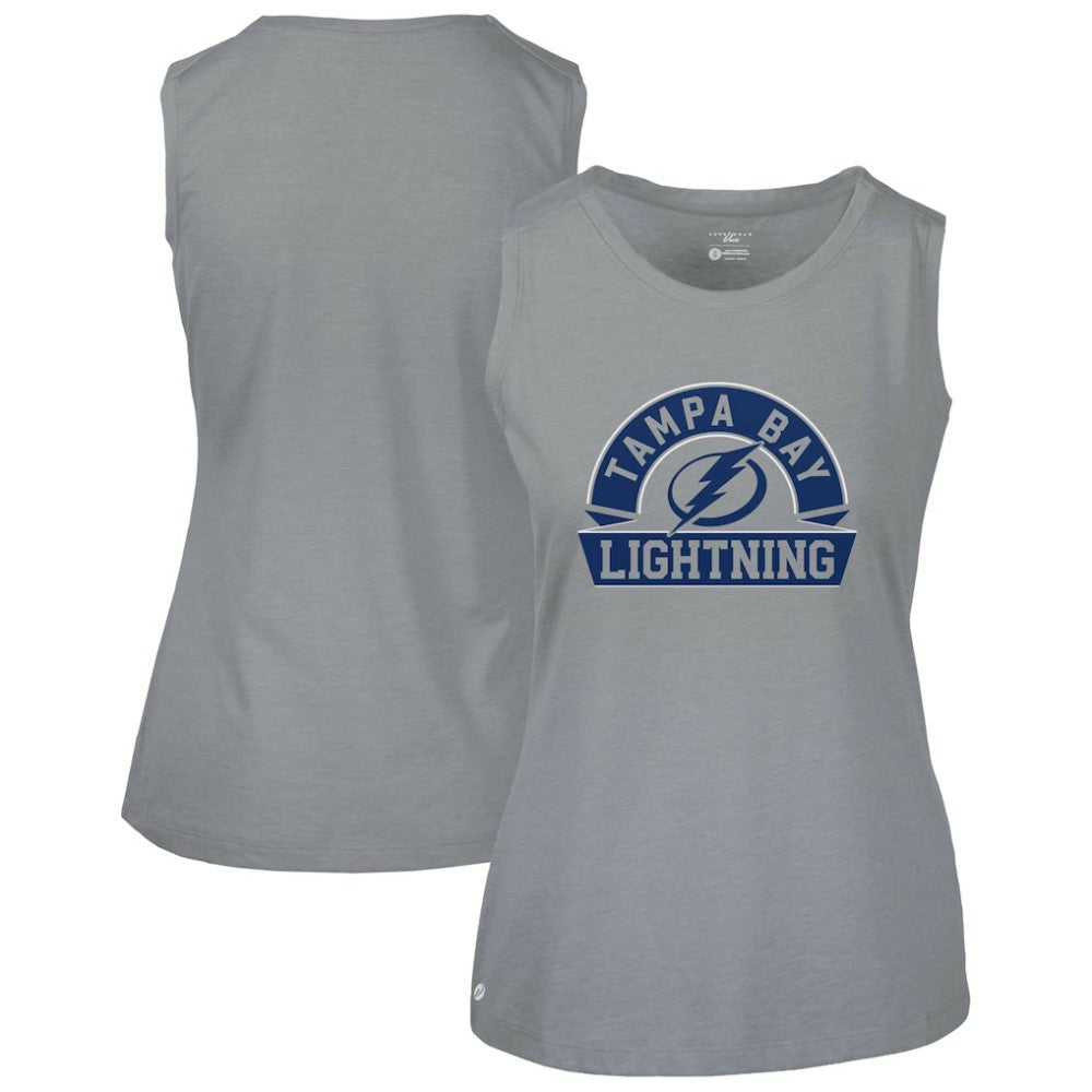 NHL Tampa Bay Lightning Levelwear Women's Macy Banner Arch Tank Top