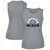 NHL Winnipeg Jets Levelwear Women's Macy Banner Arch Tank Top