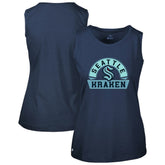 NHL Seattle Kraken Levelwear Women's Macy Banner Arch Tank Top