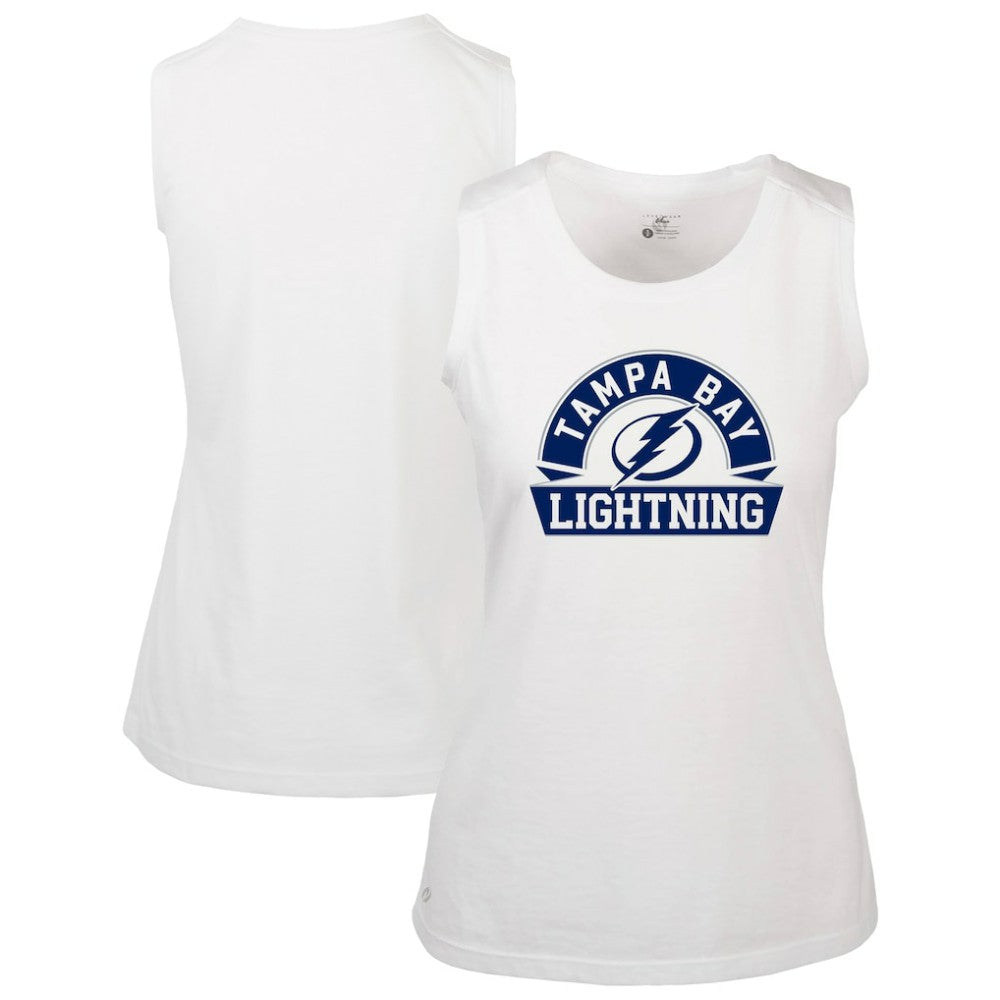 NHL Tampa Bay Lightning Levelwear Women's Macy Banner Arch Tank Top